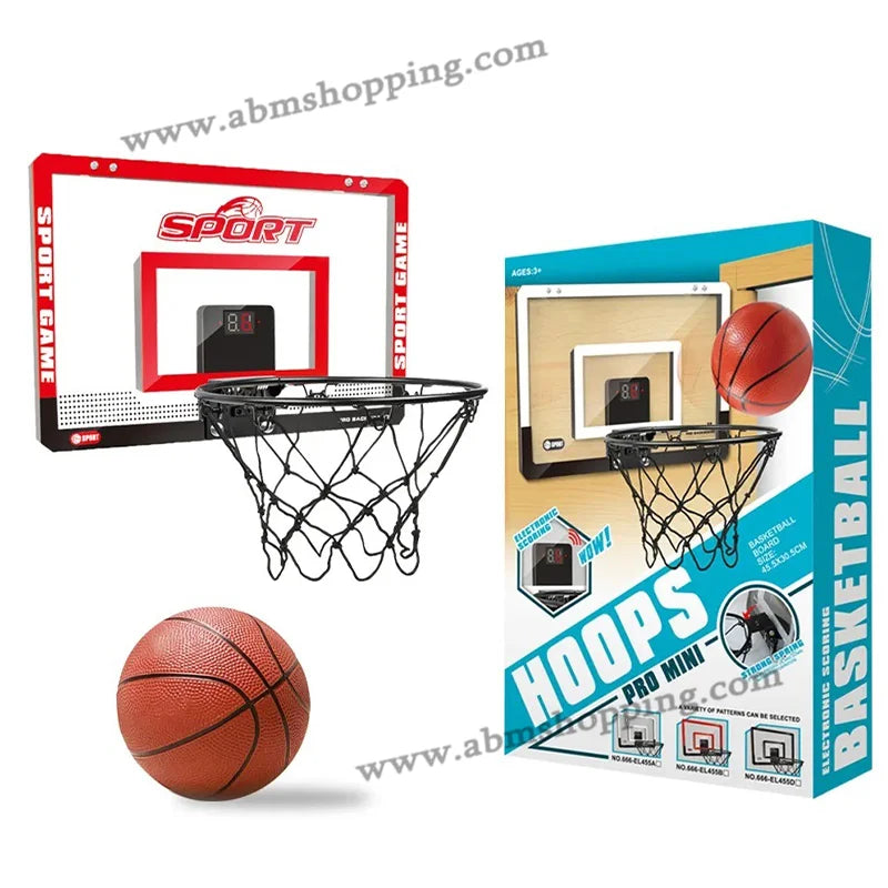 Kids Electronic Basketball Hoop Set – Ball & Pump