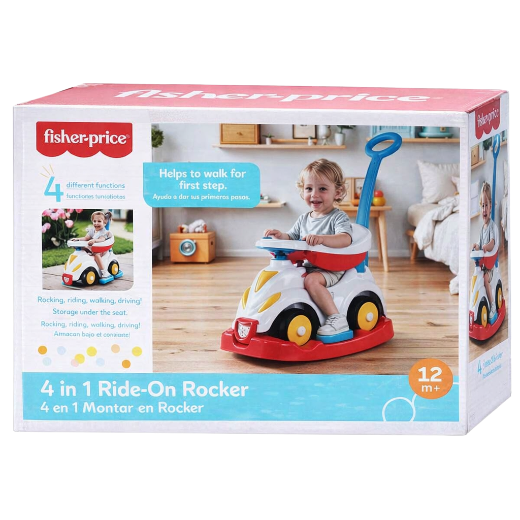 Fisher-Price 4 In 1 Ride On Rocker Dolu