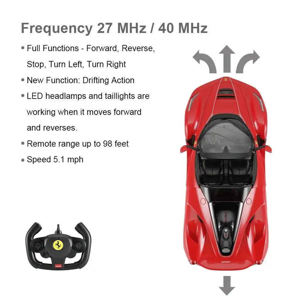 Rastar Ferrari LaFerrari Aperta 1:14 Remote Control Car | 75800