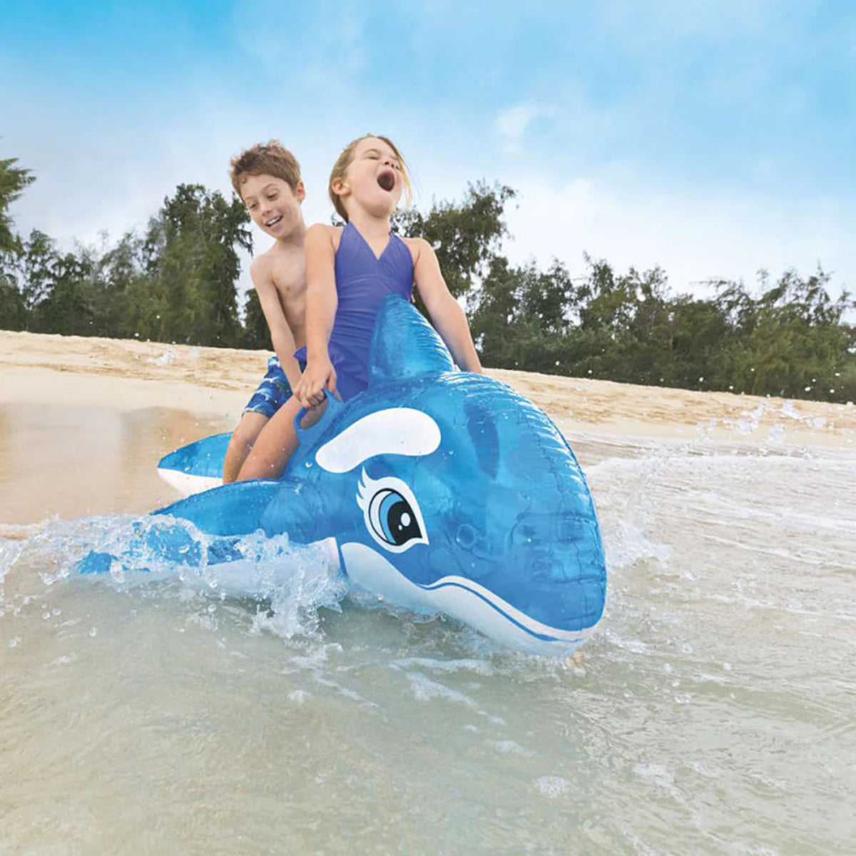 Intex Floating Mattress Dolphin 152 x 114cm