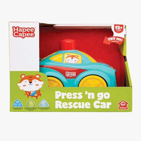 HAPEE CAPEE – Press N Go Rescue Car – Fire Engine