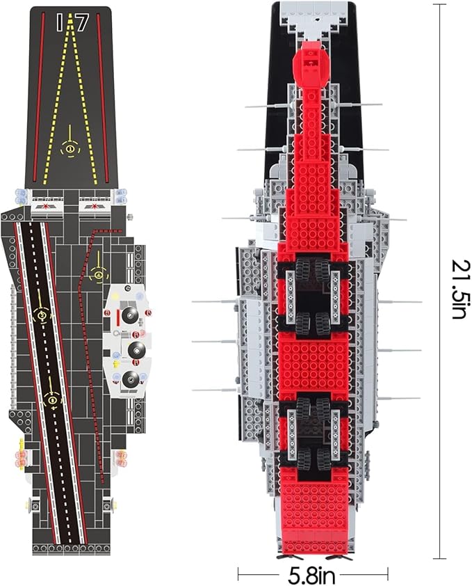 Lego Military Aircraft Carrier 1191 Pieces