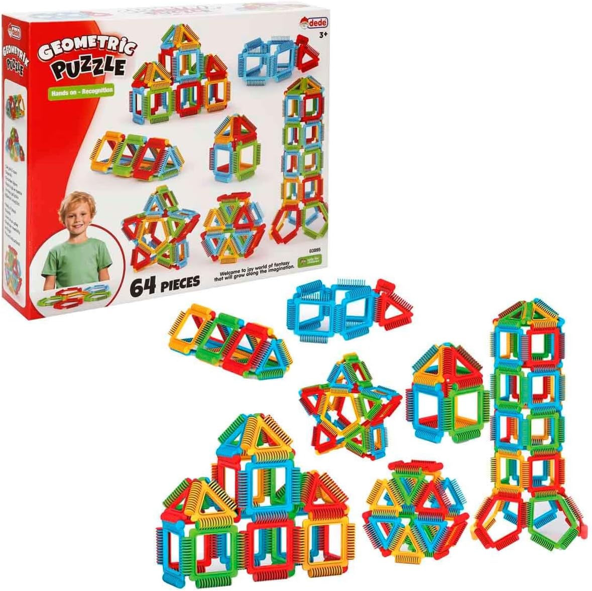 DEDE Geometric Puzzle 03895 – 64 Pieces