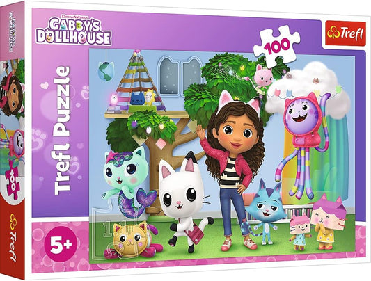 Trefl Gabby’s Dollhouse Puzzle 16464 – 100 Pieces