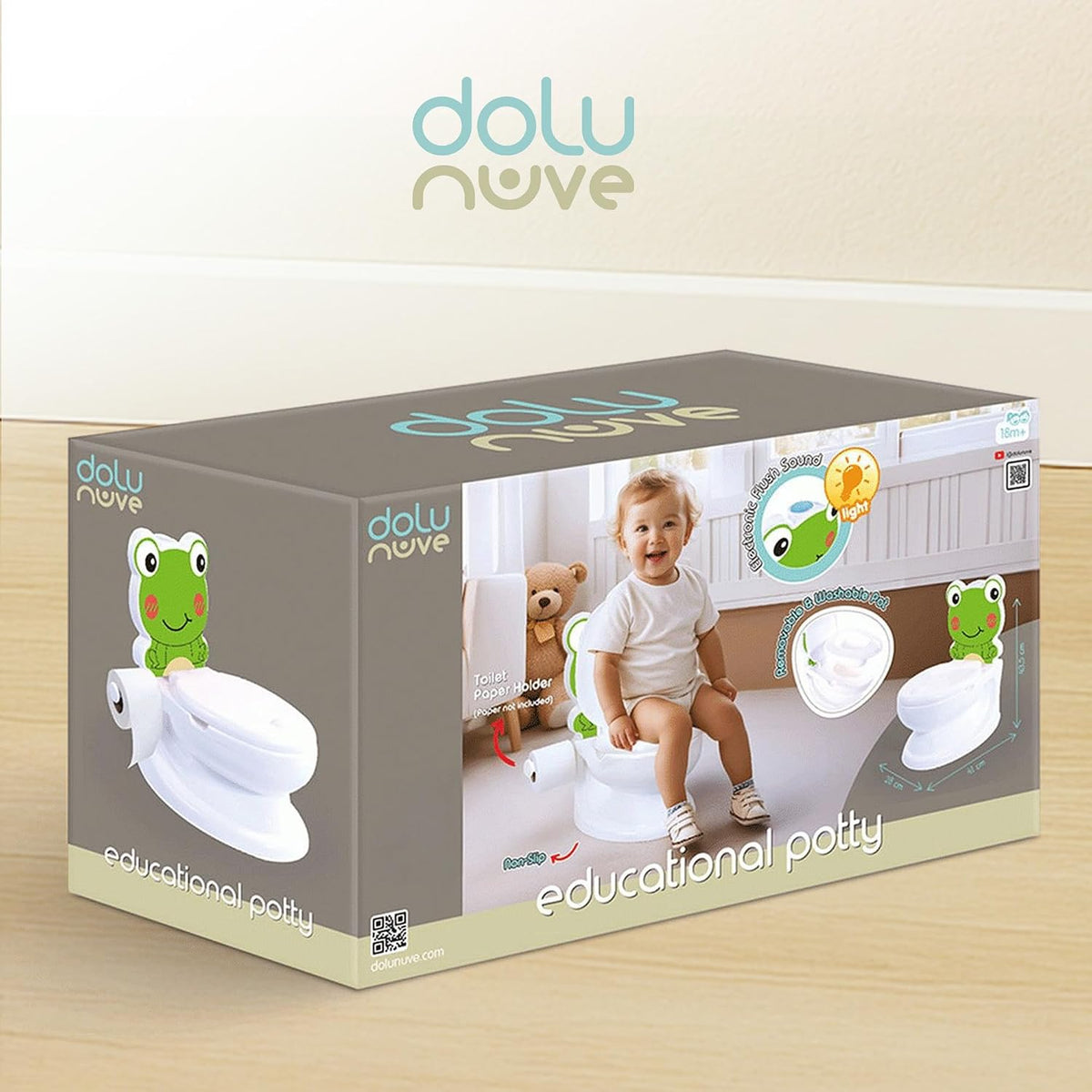Dolu Frog Educational Potty 7238