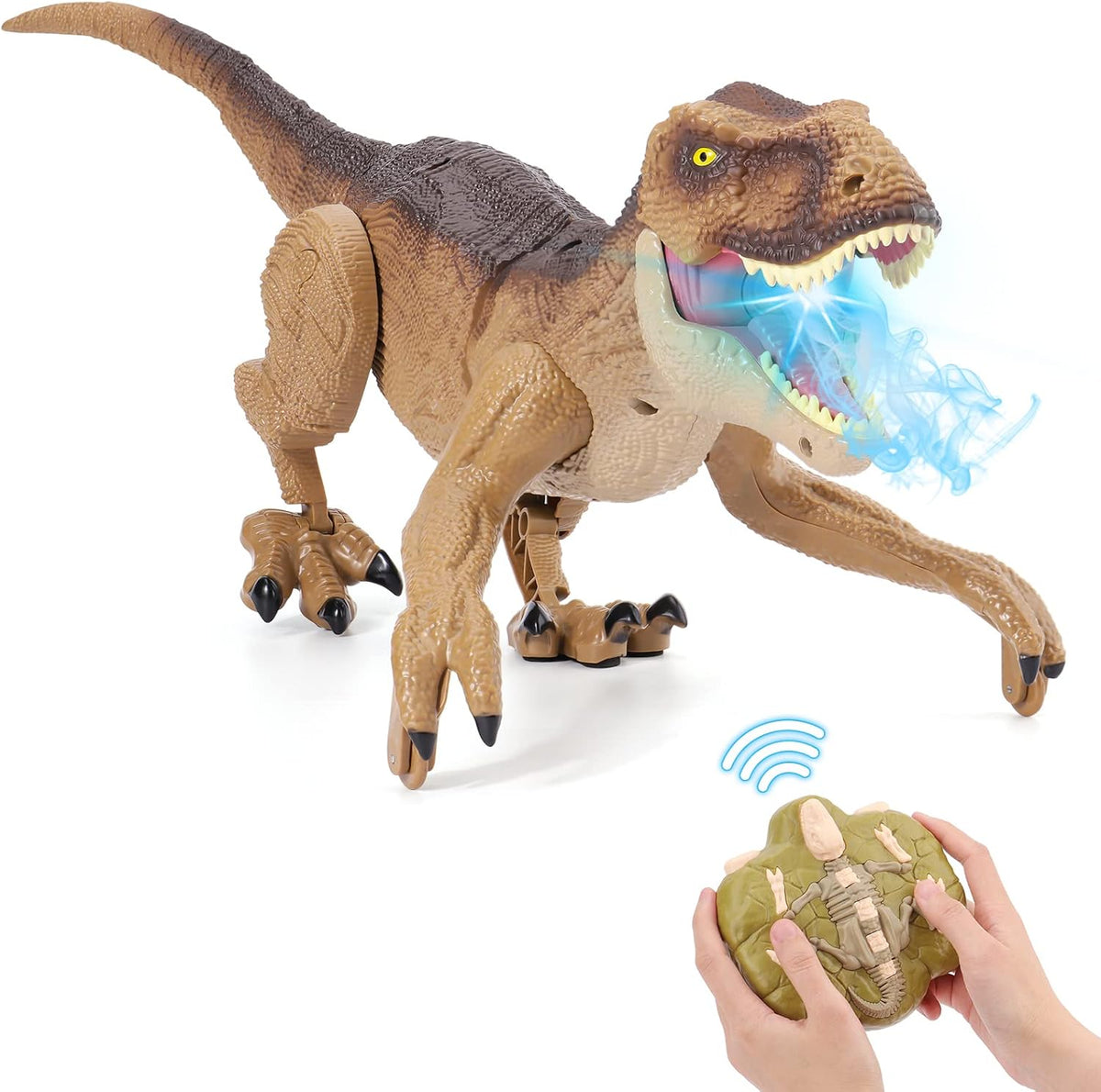 VERTOY Remote Control T-Rex Dinosaur QX040 – Walking, Roaring & Mist Spray