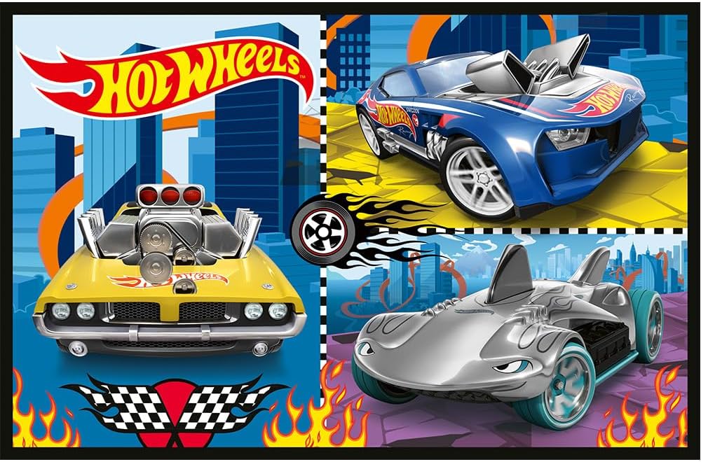 Trefl Hot Wheels Puzzle 34442 – 2×70 Pieces