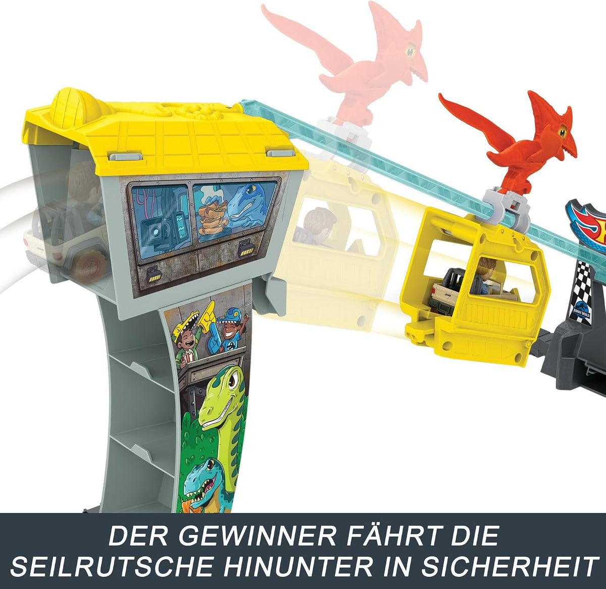 Hot Wheels RacerVerse Jurassic World Blue’s Raptor Rush HTP12
