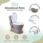Dolu XL Educational Potty Stone Gray 7564