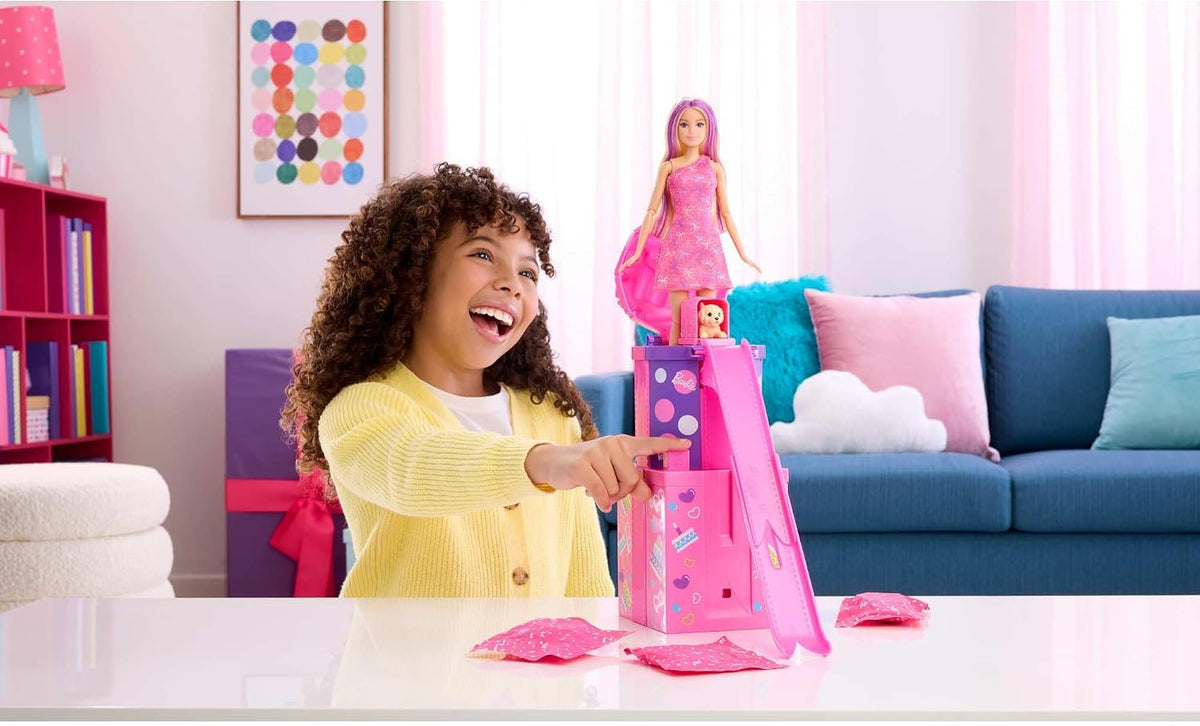 Barbie Rise & Surprise Pet Birthday JKF66 – 12 Surprises