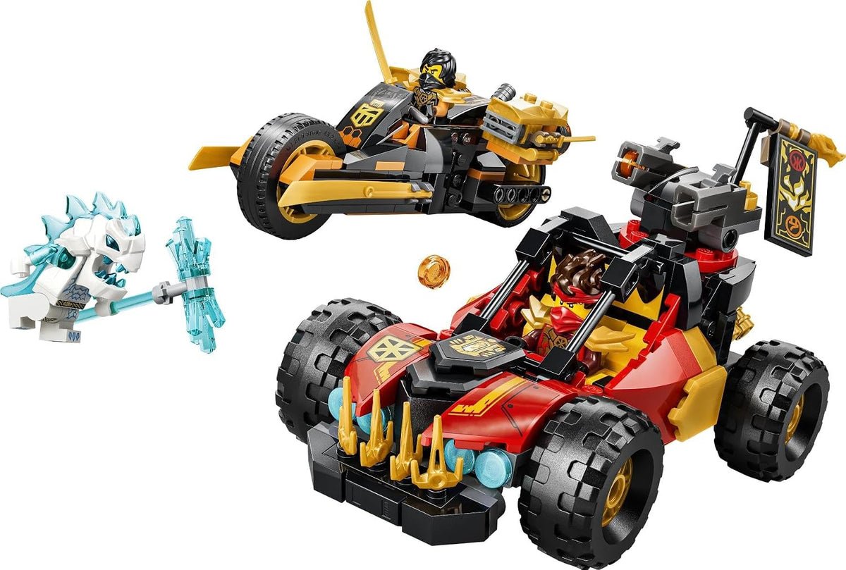 LEGO NINJAGO Kai & Cole’s Combiner Vehicles 71864 | 394 Pieces