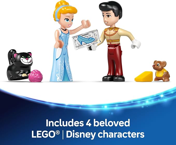 LEGO Disney Cinderella’s Castle & Horse Carriage 43275 | 596 Pieces