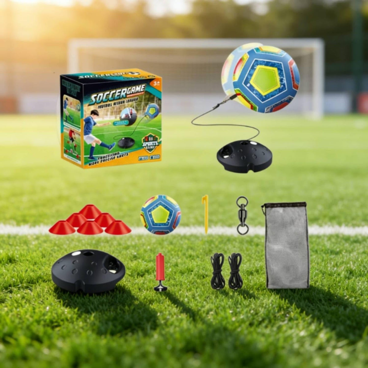 Soccer Practice Return Trainer 7888-53B – Football Training Game