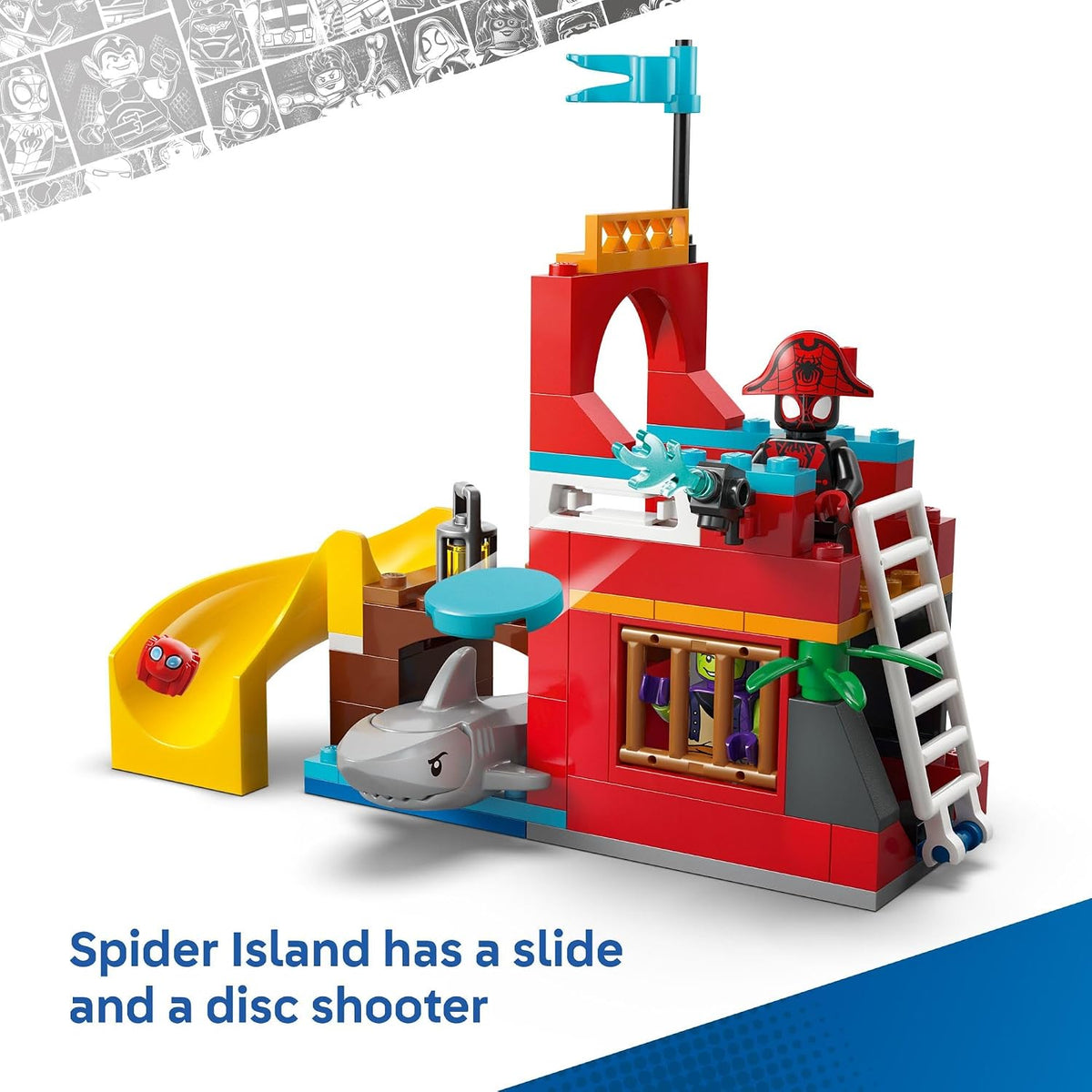 LEGO Marvel Spidey Team Pirate Ship 11208 – Super Hero Building Set, 201 Pieces