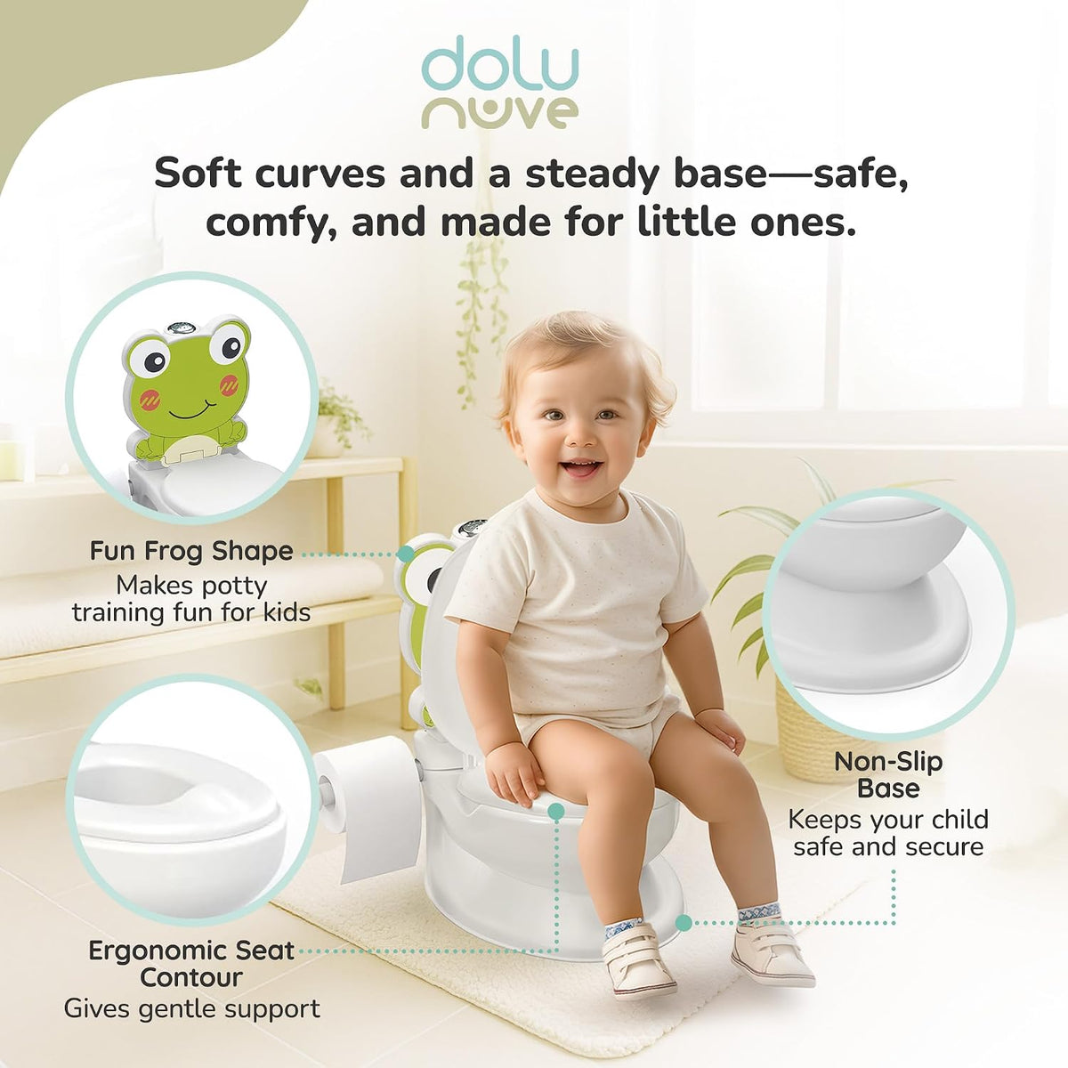 Dolu Frog Educational Potty 7238
