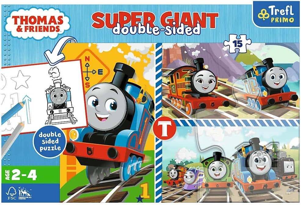 Trefl Thomas & Friends Super Giant Puzzle 42008 – 15 Pieces