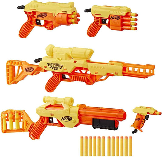 NERF Alpha Strike Ultimate Mission Pack E8339 – 5 Blasters & 30 Darts