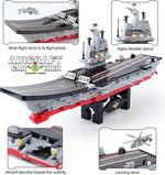 Aircraft Carrier Building Set – 1191 Pieces