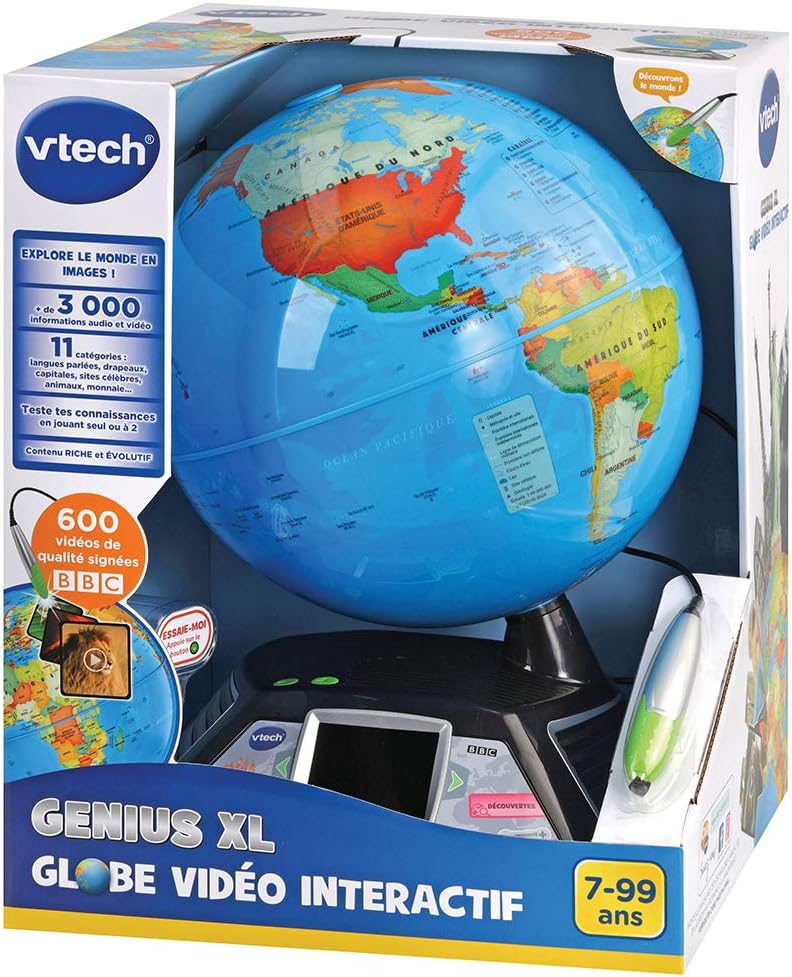VTech Genius XL Interactive Video Globe 80-605405