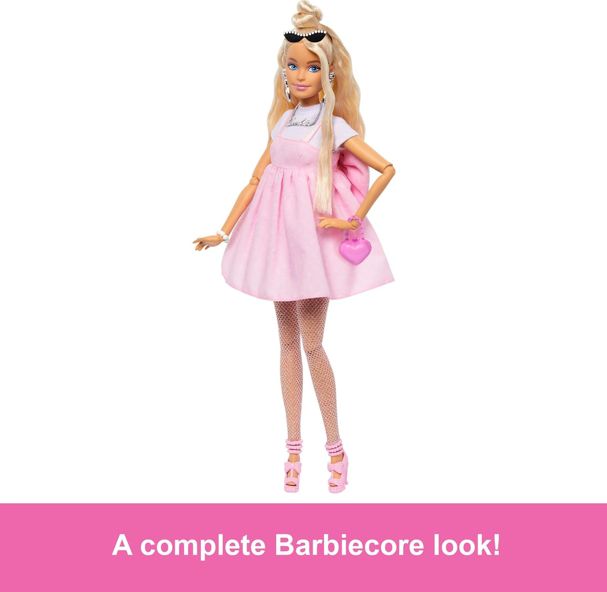Barbie Deluxe Style Doll HYV27 – Barbiecore Bow Dress