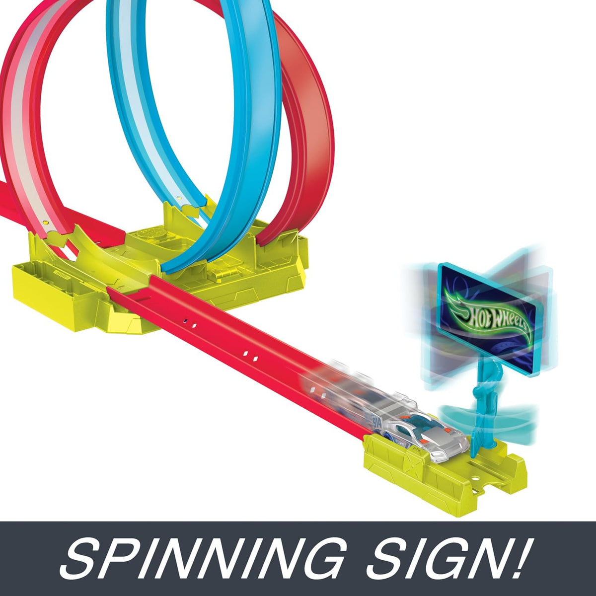 Hot Wheels Neon Speeders Laser Stunt Slamway HPC05