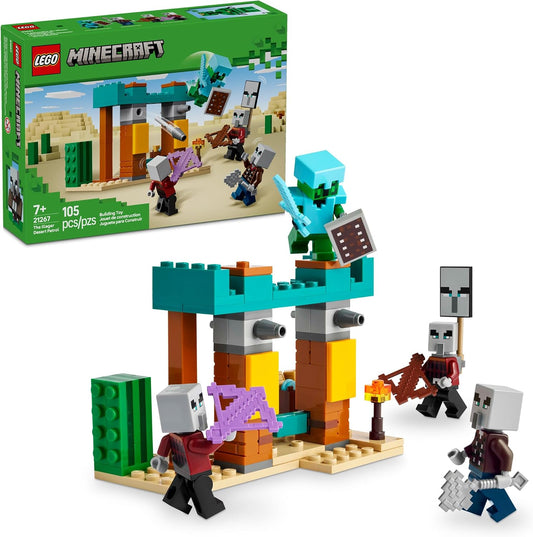 LEGO Minecraft The Illager Desert Patrol 21267 | 105 Pieces