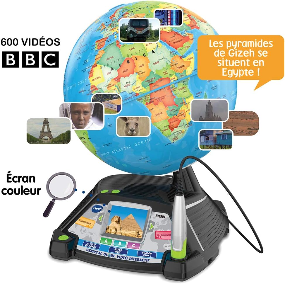 VTech Genius XL Interactive Video Globe 80-605405