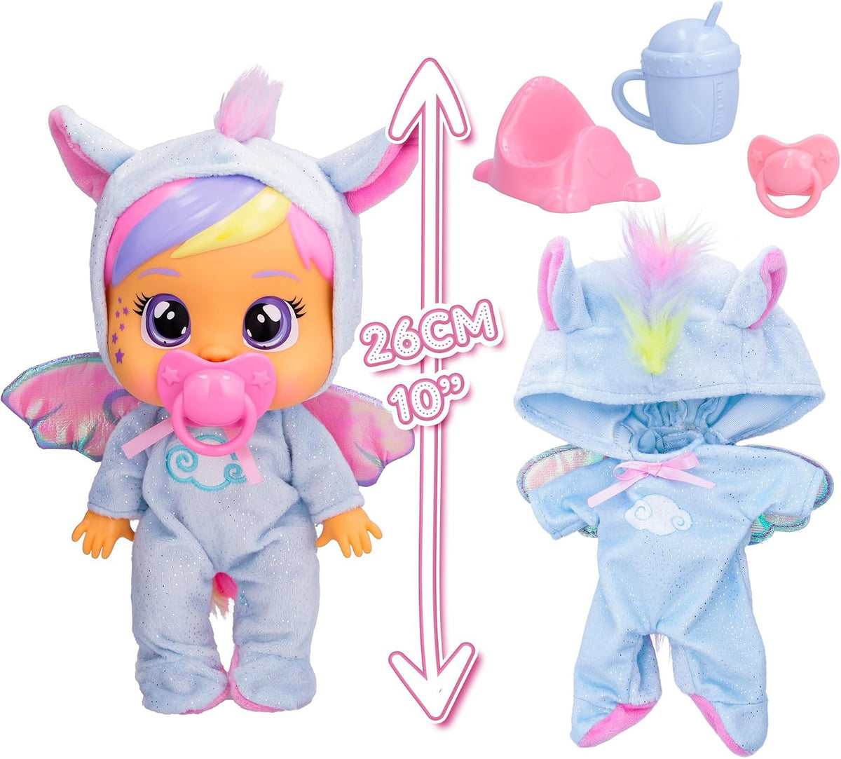 Cry Babies Loving Care Fantasy Jenna – 26 cm Baby Doll