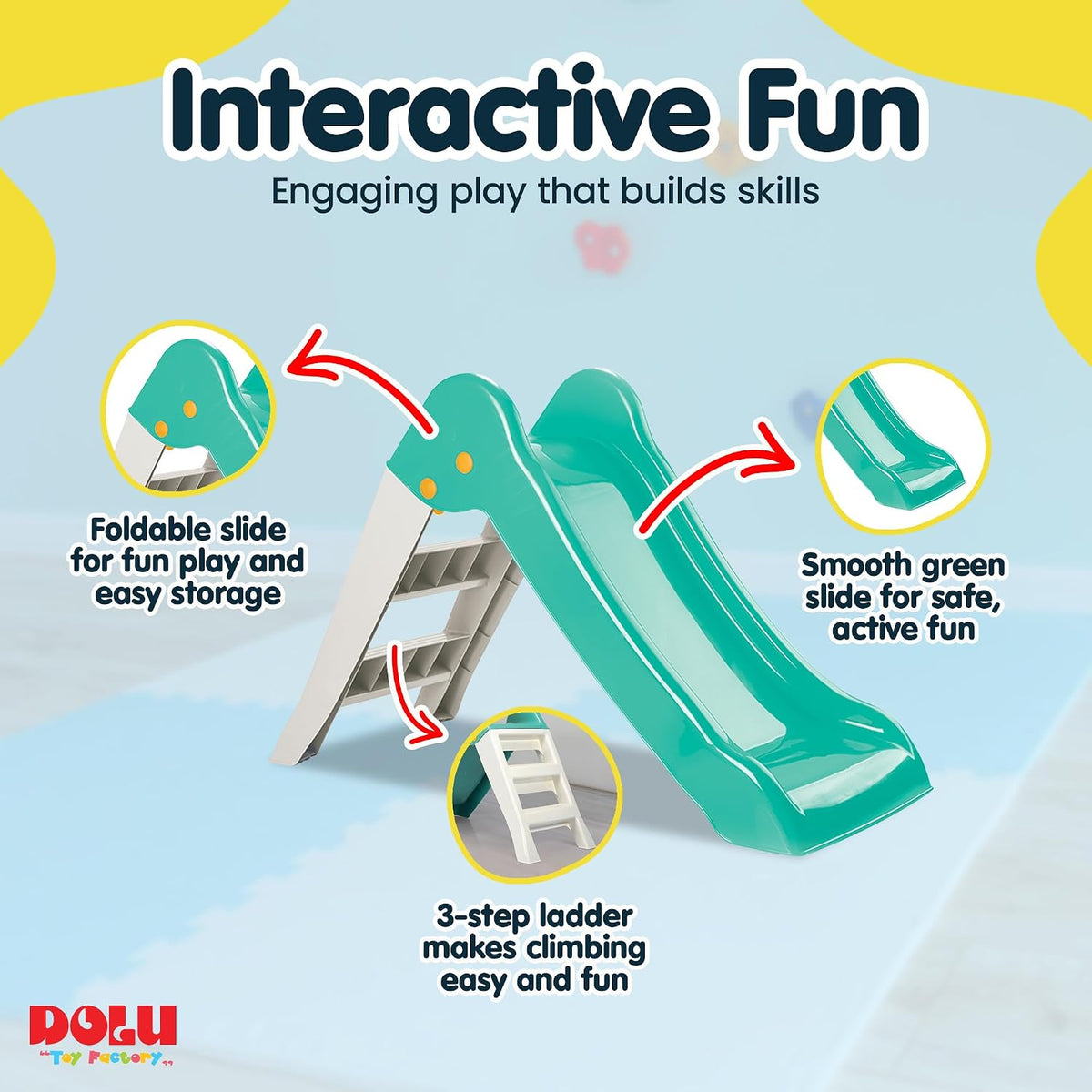 Dolu My First Slide 2601 – Indoor & Outdoor Kids Slide