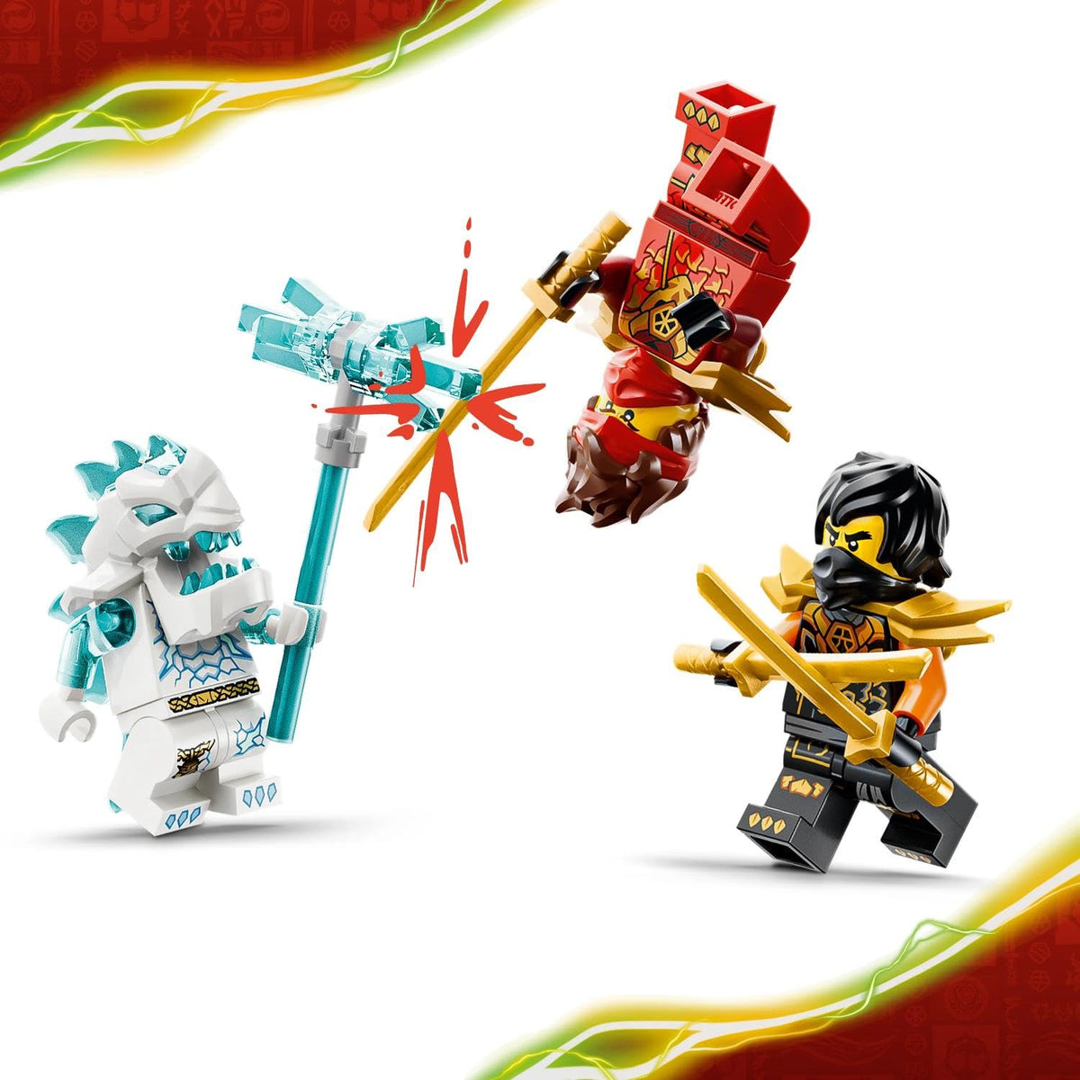 LEGO NINJAGO Kai & Cole’s Combiner Vehicles 71864 | 394 Pieces