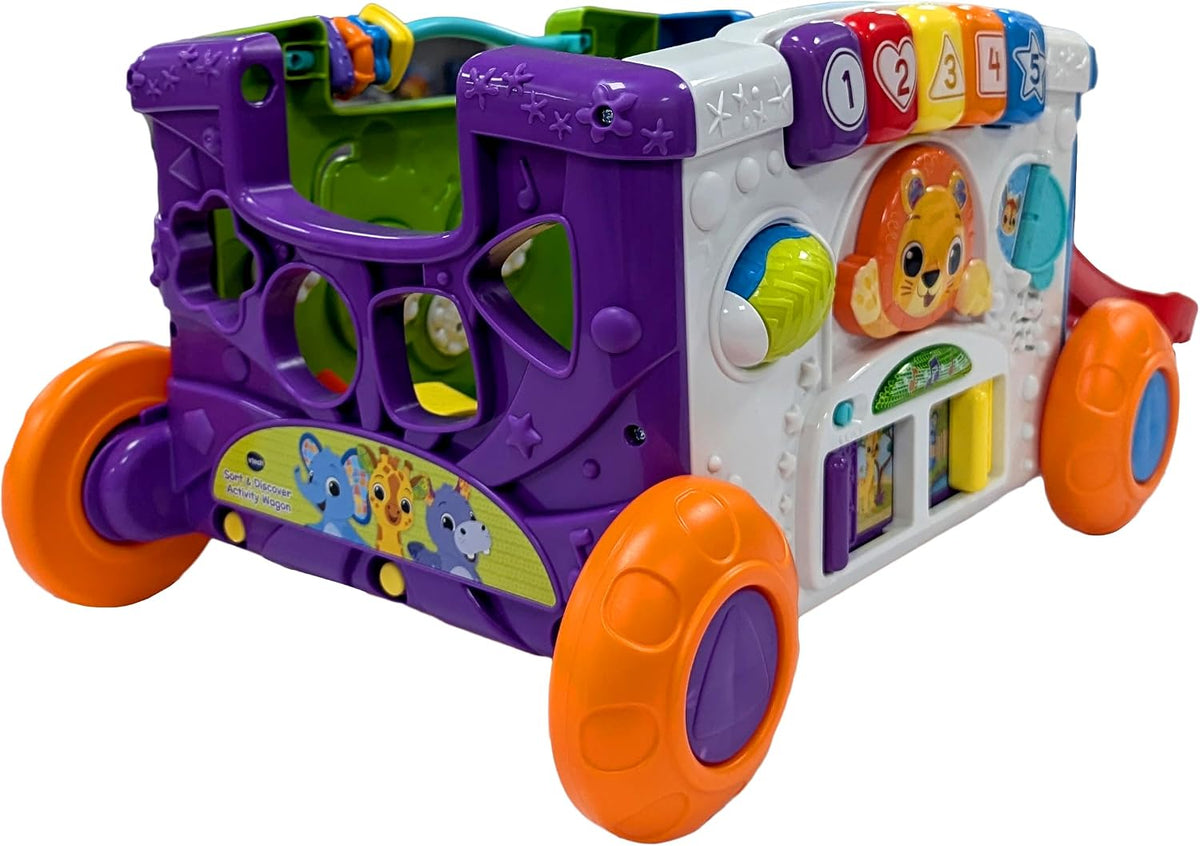 VTech Sort & Discover Activity Wagon – Interactive Learning Wagon
