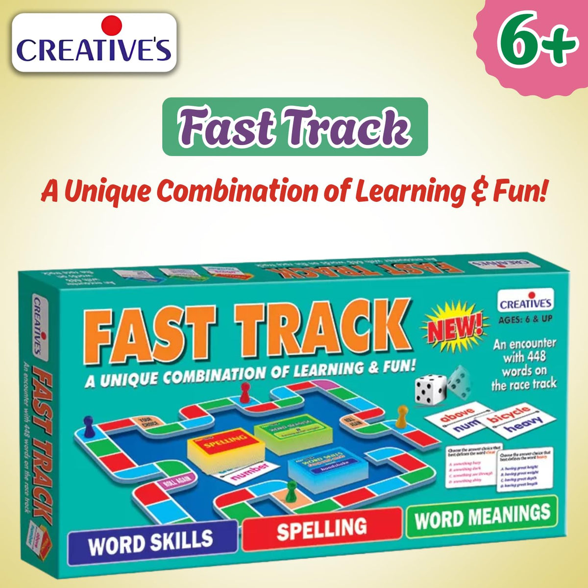 Creative's Fast Track – Fun Language Game for Kids