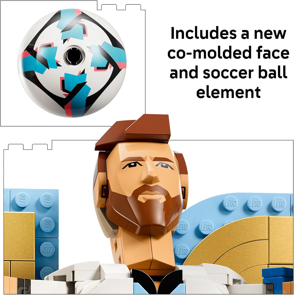 LEGO Editions Lionel Messi – Soccer Legend 43015 | 958 Pieces