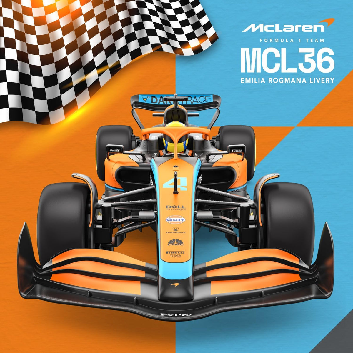 Rastar McLaren F1 MCL36 1:12 Remote Control Formula 1 Car | 99800