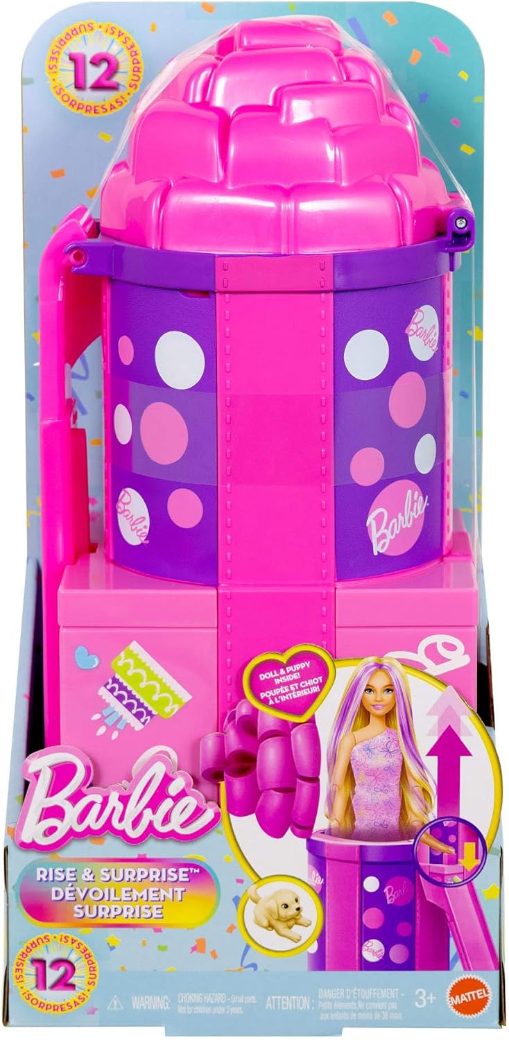 Barbie Rise & Surprise Pet Birthday JKF66 – 12 Surprises
