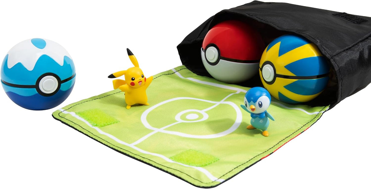 Pokémon Clip ’N’ Go Bandolier Deluxe Set – Pikachu & Piplup