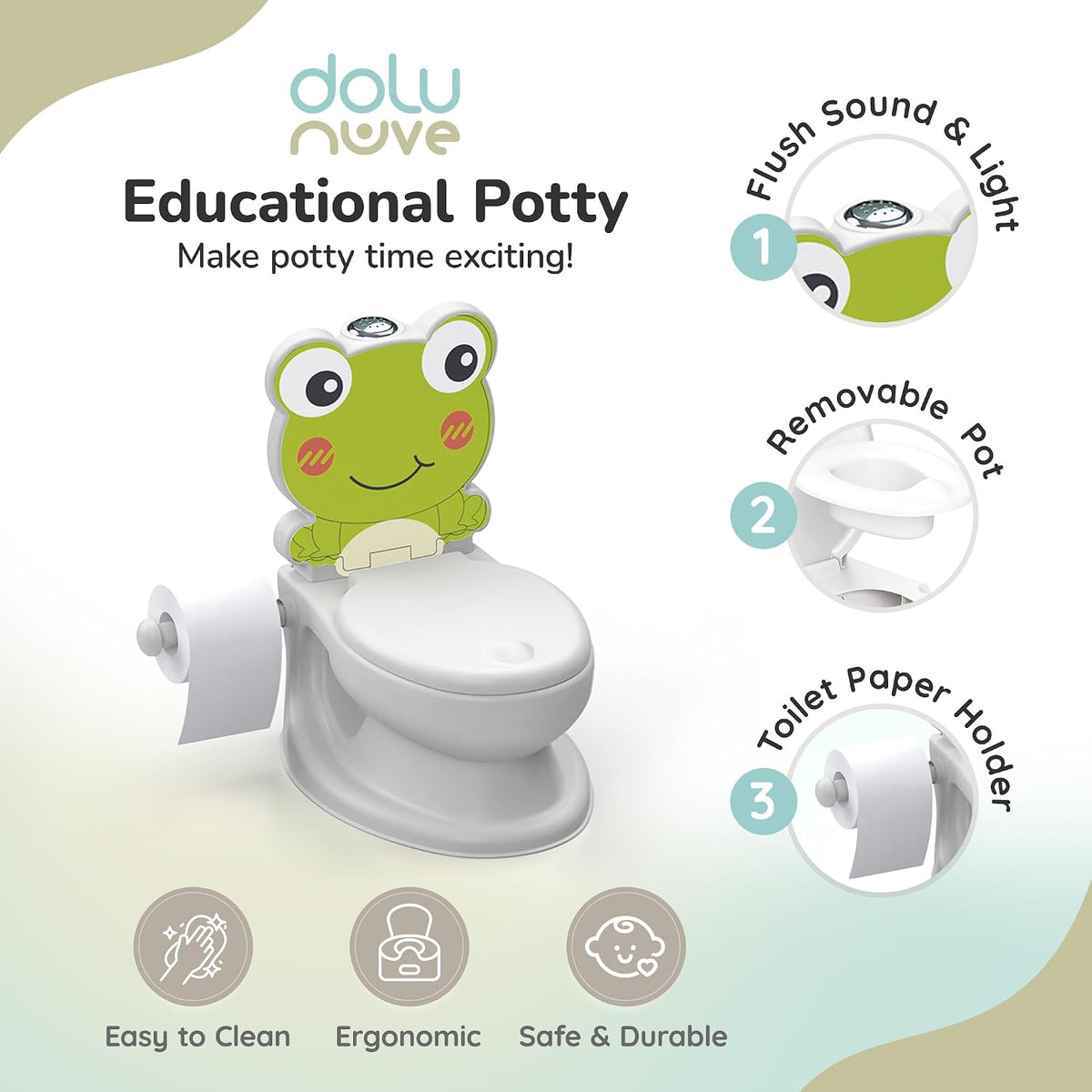 Dolu Frog Educational Potty 7238