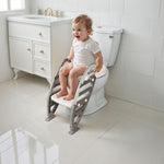 Dolu Toilet Trainer with Adjustable Ladder 7243 – Stone Gray
