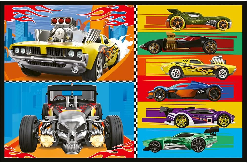 Trefl Hot Wheels Puzzle 34442 – 2×70 Pieces
