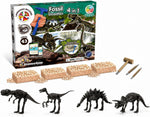 Science4you Dinosaur Fossil Excavation Kit 4 in 1