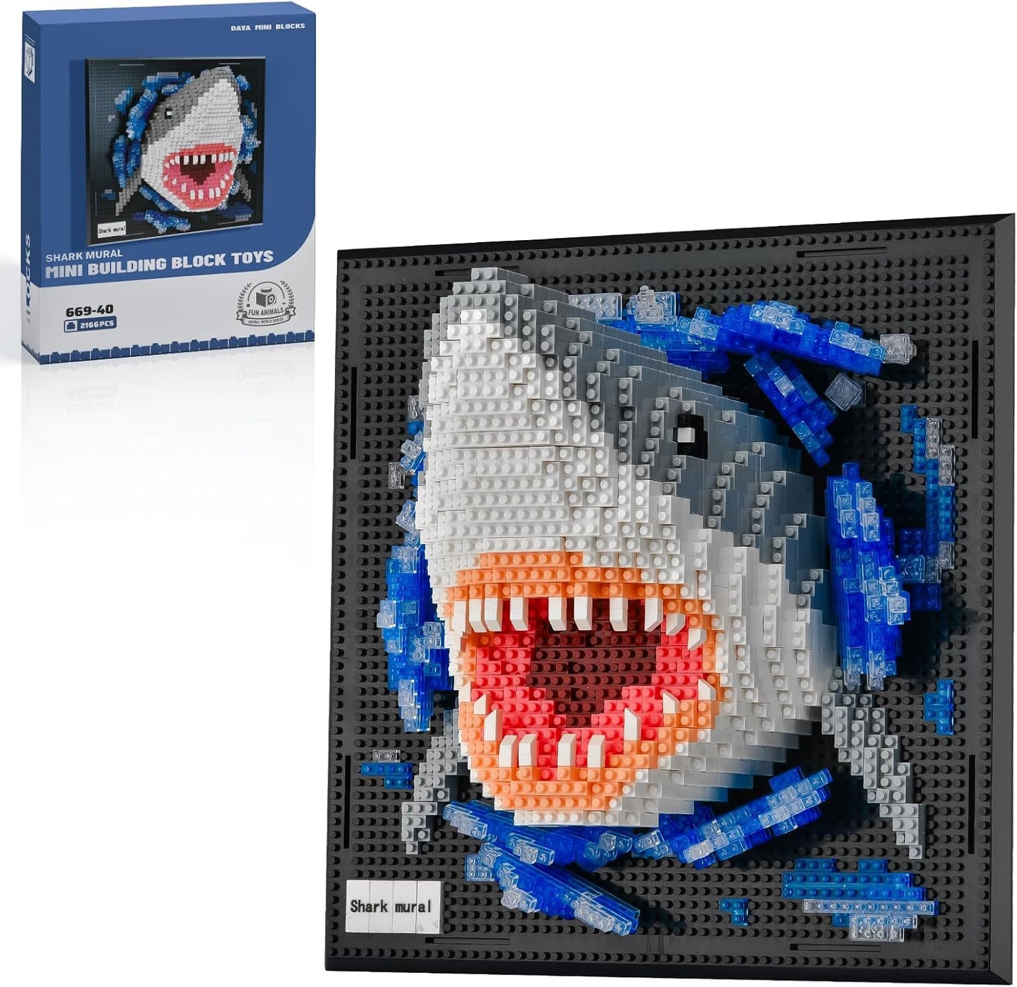 Shark Mural Lego 2166 Pieces