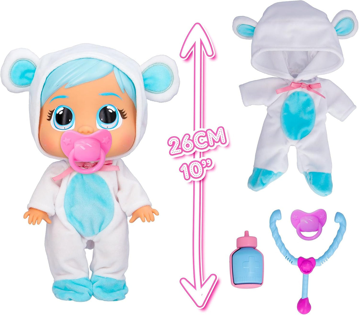 Cry Babies Loving Care Kristal – Doctor Playset