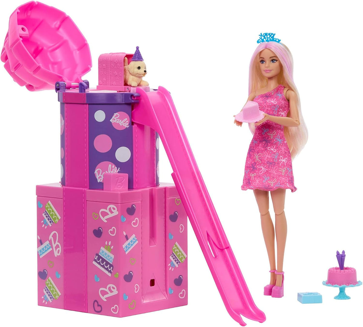 Barbie Rise & Surprise Pet Birthday JKF66 – 12 Surprises