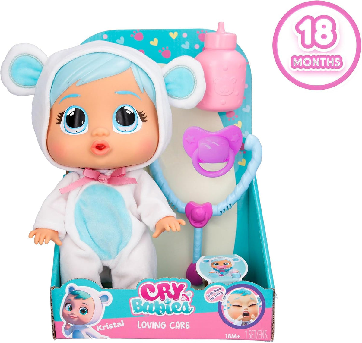Cry Babies Loving Care Kristal – Doctor Playset