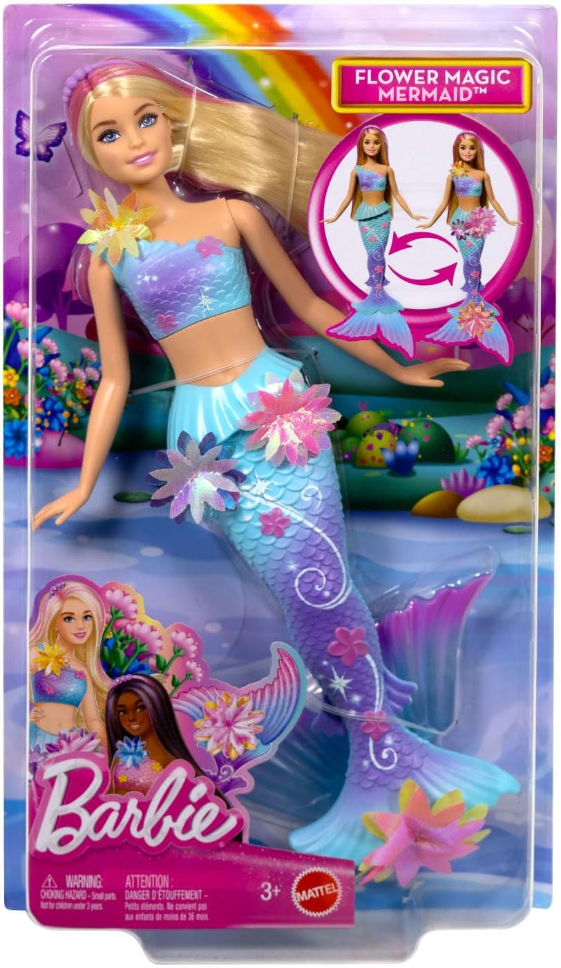 Barbie Dreamtopia Flower Magic Mermaid JDM72 – Blonde Mermaid Doll