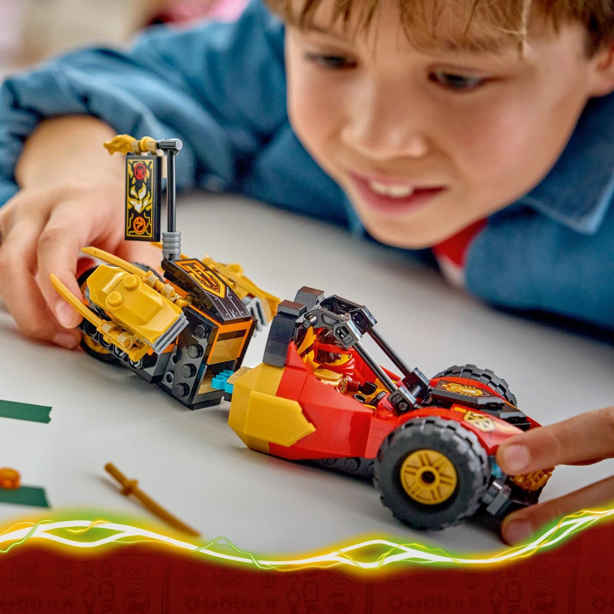 LEGO NINJAGO Kai & Cole’s Combiner Vehicles 71864 | 394 Pieces