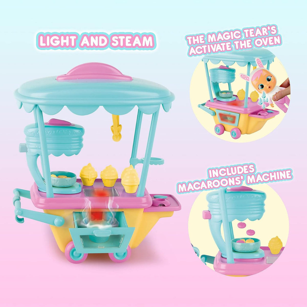IMC Toys Cry Babies Magic Tears Coney's Bakery Cart