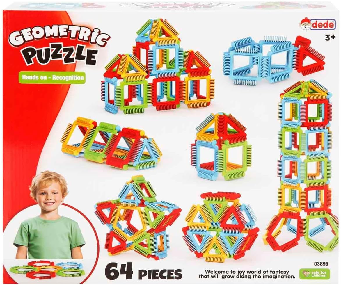 DEDE Geometric Puzzle 03895 – 64 Pieces
