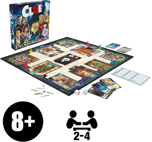 Hasbro Gaming Clue Game 2-6 players