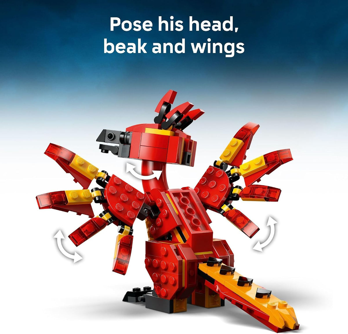 LEGO Harry Potter Fawkes: Dumbledore’s Phoenix 76448 – Buildable Phoenix, 299 Pieces